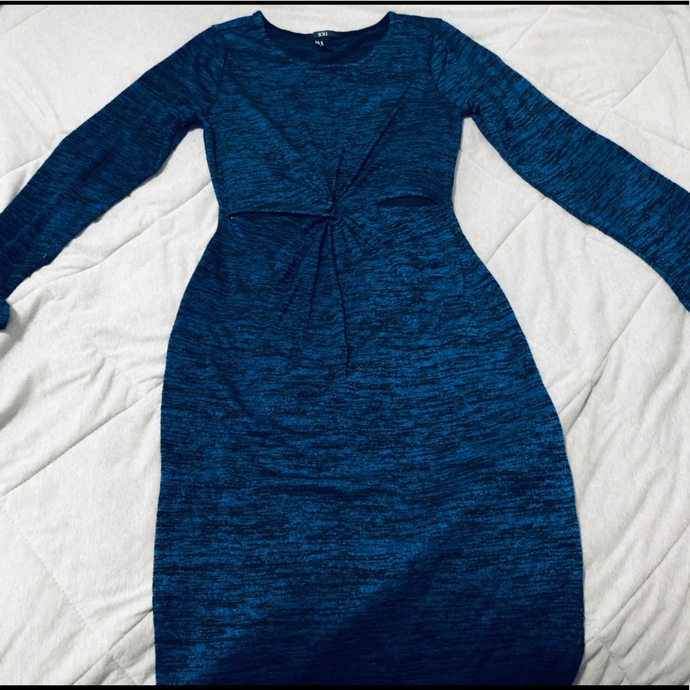 Blue Bodycon Dress